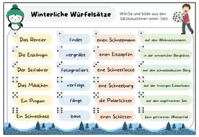 Vorschau - Arbeitsblätter - Würfelsätze / Satzglieder - Seite 2
