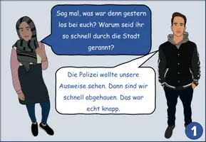 Vorschau - Text - Präsentation "Wann dürfen Polizisten schießen?" DaZ / DaF / Sachunterricht - Seite 2