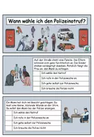 Vorschau - Aufgabenkarten - Aufgabenfächer Fallbeispiele "Wann wähle ich den Notruf?" DaZ / DaF / Sachunterricht / KBW - Seite 1