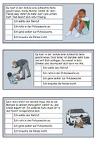 Vorschau - Aufgabenkarten - Aufgabenfächer Fallbeispiele "Wann wähle ich den Notruf?" DaZ / DaF / Sachunterricht / KBW - Seite 3