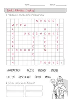 Vorschau - Arbeitsblätter - Der heilige Nikolaus | differenziertes Suchsel - Seite 3
