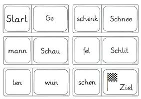 Vorschau - Spiele - Weihnachtswörter Domino - Seite 2