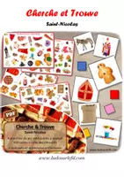 Aperçu - Apprentissages en autonomie - Cherche et Trouve - Saint-Nicolas - Page de couverture