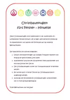 Vorschau - Mal- und Bastelvorlagen - Christbaumkugeln fürs Fenster (Faltschnitt) - Seite 1