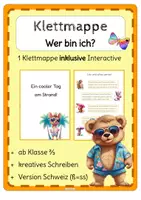 Vorschau - Stationenlernen - sinnerfassendes Lesen - Klettmappe Cooler Tag am Strand - Deckblatt