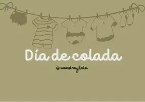 Vista previa - Juegos / Gamificación - Día de colada: vamos a tender la ropa en el tendedero - Portada