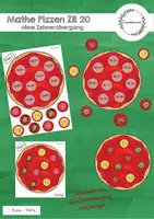 Vorschau - Arbeitsblätter - Plus/ Minus ZR 20 ohne ZÜ: Mathe Pizzen (Klasse 1) - Deckblatt