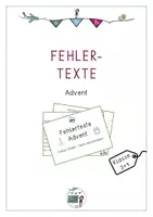 Vorschau - Anderer Materialtyp - Fehlertexte Advent - Deckblatt