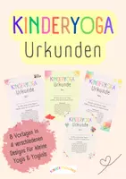 Vorschau - Lehrpläne/Lehrermaterial - Kinderyoga - Urkunden | Yoga für Kinder - Deckblatt