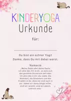 Vorschau - Lehrpläne/Lehrermaterial - Kinderyoga - Urkunden | Yoga für Kinder - Seite 2