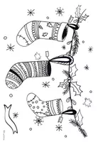 Vorschau - Mal- und Bastelvorlagen - Winter Ausmalbild - Seite 3