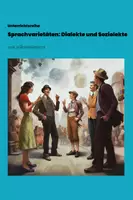 Vorschau - Stundenentwürfe - Unterrichtsreihe: Sprachvarietäten und ihre gesellschaftliche Bedeutung (Unterrichtsmaterial) - Deckblatt