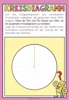 Vorschau - Stationenlernen - PROZENT (Kreisdiagramm) - Übungsblätter + Kärtchen - Seite 3