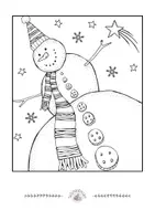 Vorschau - Mal- und Bastelvorlagen - Ausmalbilder Weihnachten 06 - Seite 2