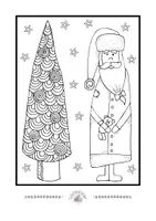 Vorschau - Mal- und Bastelvorlagen - Ausmalbilder Weihnachten 06 - Seite 3