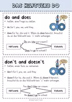 Vorschau - Arbeitsblätter - do and does - Seite 1