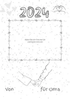 Vorschau - Mal- und Bastelvorlagen - Kalender 2024 - OMA (Malvorlagen und Freiarbeit Gedichte) - Seite 2