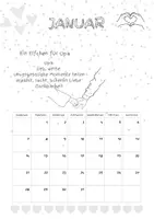 Vorschau - Mal- und Bastelvorlagen - Kalender 2024 - OPA (Malvorlagen und Freiarbeit Gedichte) - Seite 3