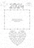 Vorschau - Mal- und Bastelvorlagen - Kalender 2024 - Malvorlagen um ein personalisiertes Geschenk zu gestalten - Seite 2