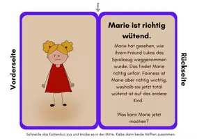Vorschau - Mal- und Bastelvorlagen - Spiel zur Förderung emotionaler und sozialer Kompetenzen - Seite 2