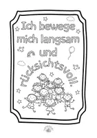 Vorschau - Mal- und Bastelvorlagen - Ausmalbilder Klassenregeln Empathie soziales Miteinander 01 - Seite 2
