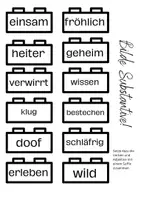 Vorschau - Arbeitsblätter - Wortbildung mithilfe von Suffixen - Seite 3