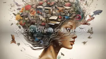 Vorschau - Präsentationen/Tafelbilder - Präsentation: Sprache, Denken und Wirklichkeit: Verhältnis von sprachlichem Zeichen, Vorstellung und Gegenstand; Sprachskepsis - Deckblatt