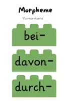 Vorschau - Fördermaterial/Inklusion - Morpheme - Wortbausteine - Seite 3