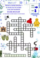 Vorschau - Arbeitsblätter - TANDEM CROSSWORD WINTER-WORDS 3fach Differenziert - Seite 2