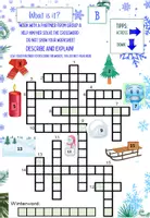Vorschau - Arbeitsblätter - TANDEM CROSSWORD WINTER-WORDS 3fach Differenziert - Seite 3