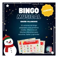 Vista previa - Juegos / Gamificación - BINGO JUNIOR VILLANCICOS - Portada