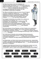 Vorschau - Arbeitsblätter - Arzt Lückentext - Seite 1