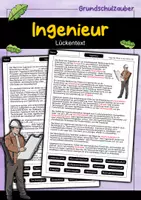 Vorschau - Arbeitsblätter - Ingenieur Lückentext - Deckblatt