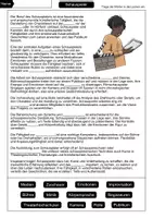 Vorschau - Arbeitsblätter - Schauspieler Lückentext - Seite 1