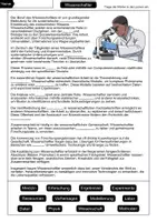 Vorschau - Arbeitsblätter - Wissenschaftler Lückentext - Seite 1