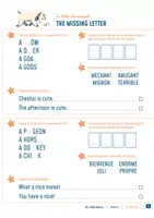 Aperçu - Jeux - At the farm, cahier d'activités (My First Sentences) - Page 3