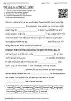 Vorschau - Arbeitsblätter - Arbeitsblatt "Der Weg zu perfekten Texten" + interaktive Lösung & MP3 + - Deckblatt