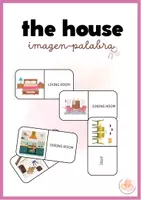 Vista previa - Juegos / Gamificación - THE HOUSE GAME PICTURE WORD - Juego Partes de la casa imagen palabra - Portada