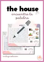 Vista previa - Juegos / Gamificación - Rooms of the house WORD SEARCH - Encuentra la palabra Partes de la Casa - Portada