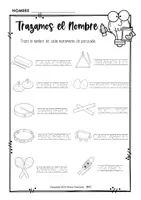 Vista previa - Hojas de trabajo - Paquete Instrumentos de Percusión | Juegos y Hojas de Actividades Música - página 3