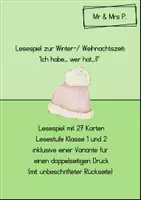Vorschau - Spiele - Lesespiel - Winter und Weihnachtszeit - MrAndMrsP - Deckblatt