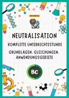 Vorschau - Stundenentwürfe - Neutralisation - Vollständige Unterrichtsstunde - Deckblatt
