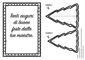 anteprima - Giochi - Biglietto NATALE - Pagina di copertina