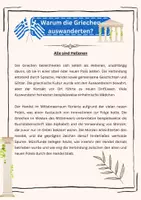 Vorschau - Arbeitsblätter - Warum die Griechen auswanderten - Seite 2