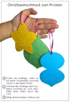 Vorschau - Arbeitsblätter - Weihnachten - Prickeln / pricken - Christbaumschmuck / Anhänger /Weihnachtsdeko - Seite 2