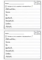 Vorschau - Arbeitsblätter - Vereinfachte Ausgangsschrift: Weihnachten und Winter - Übungsheft/ Stationenlernen (Klasse 3) - Seite 3