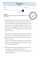 Vorschau - Klassenarbeiten - Klassenarbeit FÖ: Kurzgeschichte "Die Küchenuhr" (W. Borchert), 1947 - Seite 1
