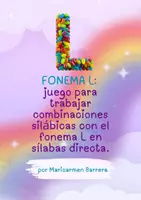 Vista previa - Unidades / Secuencias / Situaciones de Aprendizaje - FONEMA L juego para trabajar combinaciones silábicas - Portada