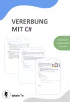 Vorschau - Arbeitsblätter - Vererbung mit C# - Komplett vorbereitete Stunde - Deckblatt
