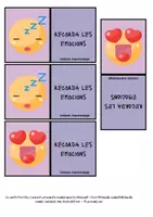 Vista previa - Tarjetas / Manipulativos - Recuerda las emociones - página 2